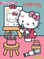 Portada de Pinta Y Pega Hello Kitty