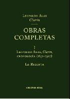 Portada de Obras completas. Tomo I. Cronología (1852-1901)- La Regenta