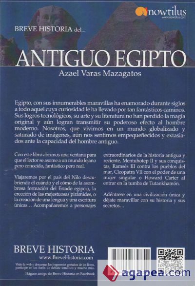 BREVE HISTORIA ANTIGUO EGIPTO