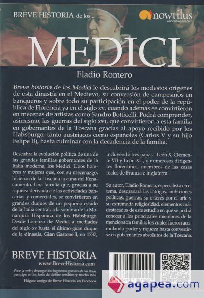Breve historia de los Medici N.E. COLOR
