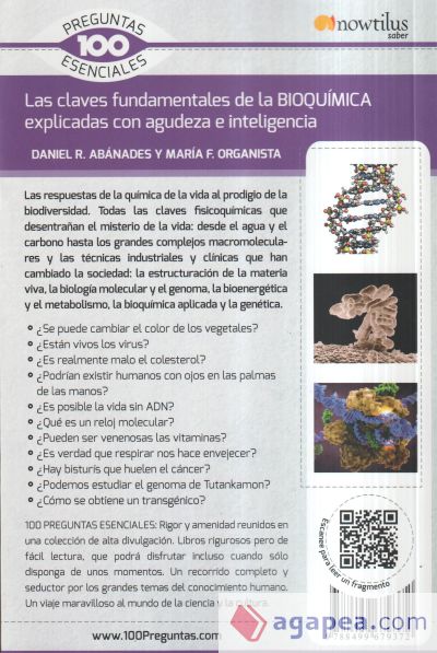 LA BIOQUIMICA EN 100 PREGUNTAS