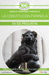 Portada de La Constitución española en 100 preguntas