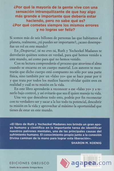 ¡Despierta! Tú no eres tú ¡Despierta! Tú no eres tú