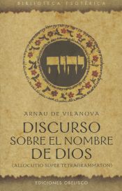 Portada de Discurso sobre el nombre de Dios