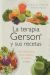 Portada de La terapia Gerson y sus recetas, de Carla Nieto Martínez