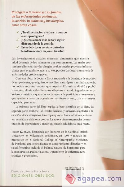 Libro de la dieta y las recetas contra la  inflamación, El