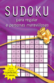 Portada de Sudoku para regalar a personas maravillosas