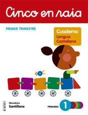 Portada de CINCO EN RAIA CADERNO LINGUA 1 PRIMARIA 1 TRIM