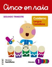Portada de CINCO EN RAIA CADERNO LINGUA 1 PRIMARIA 2 TRIM