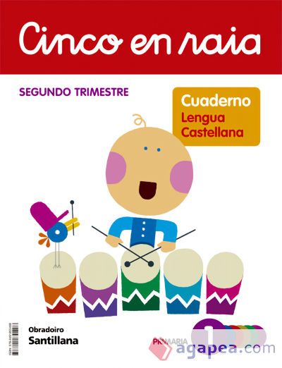 CINCO EN RAIA CADERNO LINGUA 1 PRIMARIA 2 TRIM