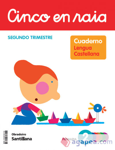 CINCO EN RAIA CADERNO LINGUA PAUTA 2 PRIMARIA 2 TRIM