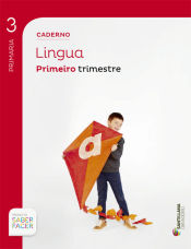 Portada de Caderno Lingua 3º primaria : 1º Trimestre