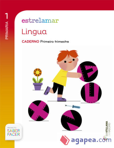 Caderno Lingua, Estrelamar, 1º primaria, primeiro trimestre. Proxecto Saber facer