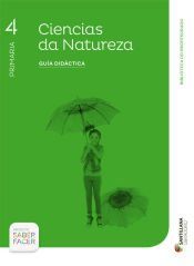 Portada de Saber Facer, Ciencias de la Naturaleza, 4 Pimaria. Guía didáctica
