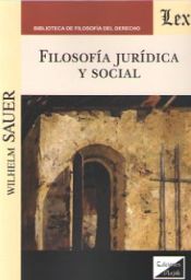 Portada de FILOSOFIA JURIDICA Y SOCIAL