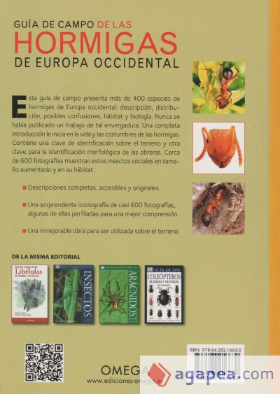 GUÍA DE CAMPO DE LAS HORMIGAS DE EUROPA OCCIDENTAL