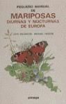 Portada de PEQ.MANUAL MARIPOSAS DIURNAS-NOCTURNAS