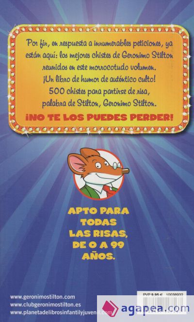 El libro de los chistes superratónicos de Geronimo Stilton