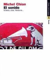 Portada de EL SONIDO. M&uacute;sica, cine, literatura