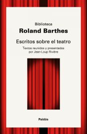 Portada de Escritos sobre el teatro