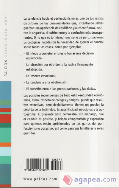 La obsesión del perfeccionismo La obsesión del perfeccionismo