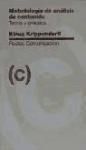 Portada de Metodolog&iacute;a de an&aacute;lisis de contenido teor&iacute;a y pr&aacute;ctica