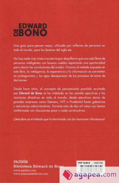 Seis sombreros para pensar: El bestseller mundial revisado y actualizado