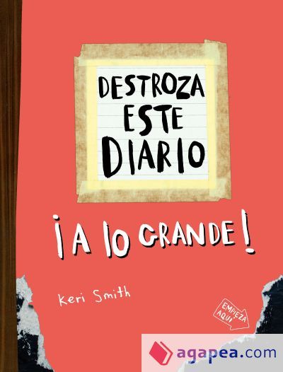 Destroza este diario. A lo grande - Naranja fl&uacute;or