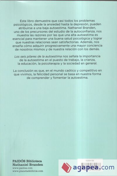 Los seis pilares de la autoestima Los seis pilares de la autoestima