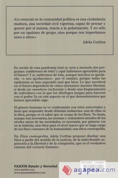 &Eacute;tica cosmopolita: una apuesta por la cordura en tiempos de pandemia