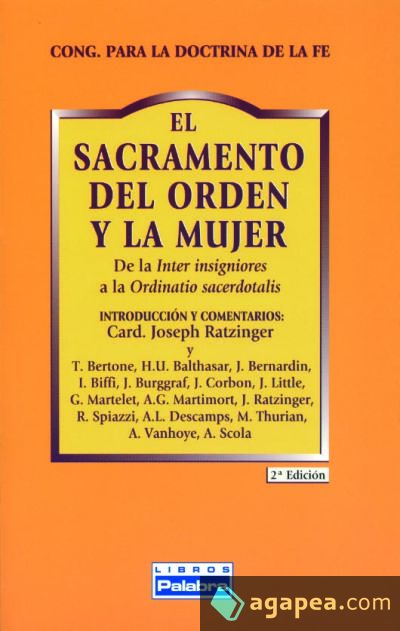 El sacramento del orden y la mujer