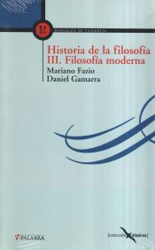 Portada de Historia de la filosofía III