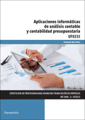 Portada de Aplicaciones informáticas de análisis contable y contabilidad presupuestaria. Certificados de profesionalidad. Financiación de empresas