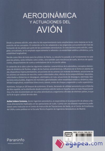 Aerodinámica y actuaciones del avión 14.ª edición