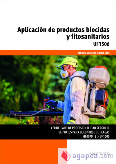 Aplicación de productos biocidas y fitosanitarios