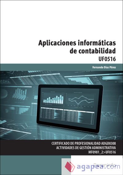 Aplicaciones informáticas de contabilidad. Certificados de profesionalidad. Actividades de gestión administrativa