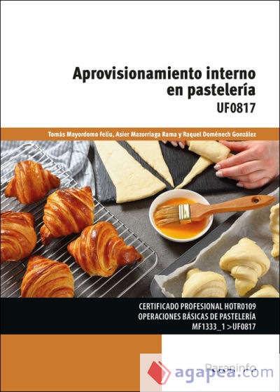 Aprovisionamiento interno en pastelería