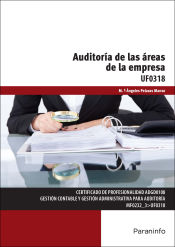 Portada de Auditoría de las áreas de la empresa. Certificados de profesionalidad. Gestión contable y gestión administrativa para auditoría