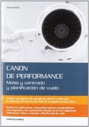Portada de Canon de performance: masa y centrado y planificaci&oacute;n de vuelo