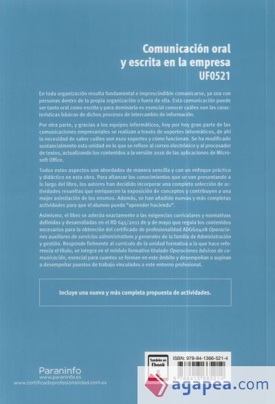 Comunicación oral y escrita en la empresa - Microsoft Office 2016