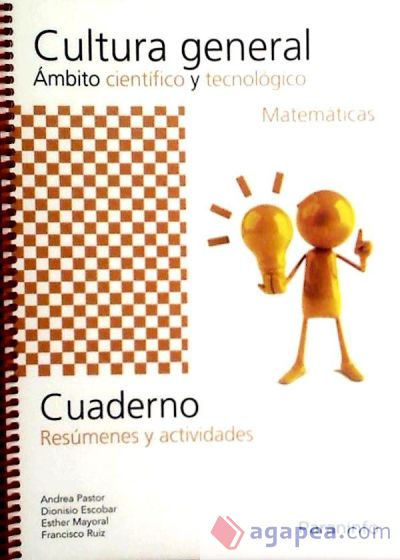 Cuaderno de cultura general ámbito científico y tecnológico. Matemáticas