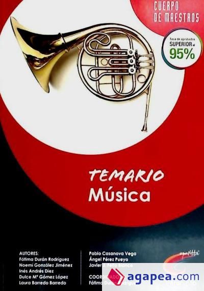 Cuerpo de Maestros, especialidad Música. Temario