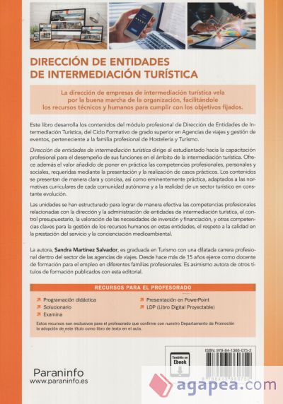 Dirección de entidades de intermediación turística