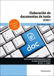 Portada de Elaboración de documentos de texto