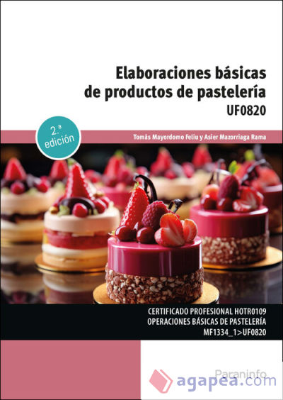 Elaboraciones básicas de productos de pastelería