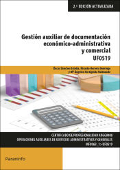 Portada de Gestión auxiliar de documentación económico-administrativa y comercial