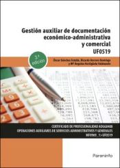 Portada de Gestión auxiliar de documentación económico-administrativa y comercial