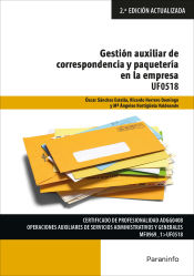 Portada de Gestión auxiliar de la correspondencia y paquetería en la empresa