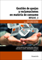 Portada de Gestión de quejas y reclamaciones en materia de consumo