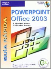 Portada de Guía rápida. Powerpoint Office 2003